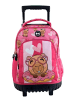 Wisam Capybara Donut Premium Roll-Schultasche, Tasche 44 cm