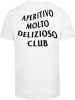 Mister Tee T-Shirt "Molto Delizioso Tee" in Weiß