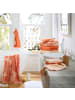 Erwin Müller Frottier, Jacquard Duschtuch 2er-Pack Bühl in apricot/orange