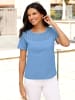 Sieh an! Kurzarm-Shirt in himmelblau