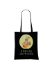 Mr. & Mrs. Panda Strandtasche Glühwürmchen mit Spruch in Schwarz