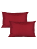 JACK 2er Set Outdoor Kissenhülle 40x60cm Uni in Burgund
