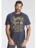 Man's World T-Shirt in indigo blau
