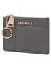 Lazarotti Bologna Leather Schlüsseletui Leder 11,5 cm mit Air Tag Fach in grey