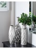 Beliani Dekovase ARPAD in Silber - (W) 12 x (H) 33 x (L) 12 cm