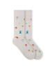 von Jungfeld Motivsocken Signature Icons in Hiking Ivory