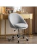 SONGMICS Bürostuhl Lenna in Hellgrau - (B)60 x (H)(80-90) x (T)60 cm