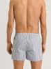 Hanro Boxershorts Fancy Woven in light grey stripe