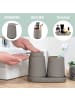 eluno Bad-Accessoires Set TESERO 5tlg. ca. 8,5 x 12 x 9 cm (B/H/T)