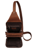 piké Crossover Bag echt Leder in braun