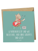 Mr. & Mrs. Panda Deluxe Karte Gitarre Helden mit Spruch in Meeresbrise