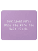 Mr. & Mrs. Panda Mauspad Spruch Bauingenieur Held mit Spruch in Lavendeltraum