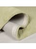 KADIMA DESIGN Handgetufteter Teppich aus 100% Wolle in beruhigenden Farben in Grün-Beige