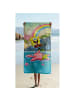 COFI 1453 Sponge Bob Badehandtuch Strandtuch 70x140 cm aus Baumwolle in Mehrfarbig