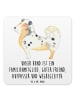 Mr. & Mrs. Panda Gläseruntersetzer Hund Australien Shepherd mit ... in Weiß