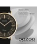 Oozoo Armbanduhr Oozoo Vintage Series schwarz groß (ca. 40mm)