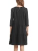 MARC CAIN Jerseykleid mit Stufenvolants in Schwarz