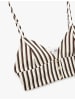 KOTON TANKTOPS in Braun Gemustert