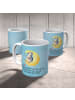 Mr. & Mrs. Panda Camping Tasse Pinguin Mond mit Spruch in Eisblau