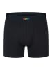 Happy Shorts Retro Boxer Jersey in Black