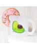 Mr. & Mrs. Panda Teetasse aus Glas Avocado Schwangerschaft ohne ... in Transparent