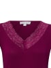 Marie Lund Langarmshirt in aubergine