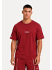 SMILODOX Oversized T-Shirt Varendo in Rot