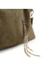 FREDs BRUDER Velvet Wild Schultertasche Leder 59 cm in khaki