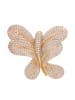 faina Women Dragonfly Pendant With Rhinestones in Rose Gold