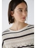 Oui Pullover in offwhite black