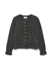 Vero Moda Strickjacke in Dark Grey Melange