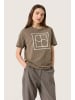 Soaked in Luxury T-shirt SLVarga Gerade Passform in Morel