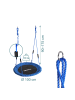 relaxdays Nestschaukel in Blau – 100 cm