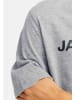 Jack & Jones T-Shirt Basic in Weiß / grau