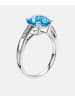 Diamant L'éternel Ring aus 375 Weißgold mit Diamant mit Topas