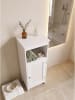 KADIMA DESIGN Badschrank rechteckig, lackiertes MDF, 1 Tür, Landhaus
