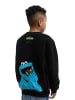 Carlo Colucci Sweatshirt Decker in Schwarz
