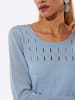 creation L Pullover in hellblau