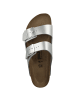 Birkenstock Sandale Arizona Birko-Flor schmal in silber