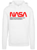 F4NT4STIC Hoodie NASA Aeronautics And Space in weiß