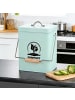relaxdays Komposteimer in Mint - 6 Liter