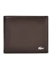 Lacoste Core Essentials FG Geldbörse Leder 11 cm in coffee bean