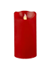 STAR Trading LED Kerze Twinkle Echtwachs in rot - H: 15cm
