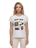 Betty Barclay Casual-Shirt mit Aufdruck in Patch White/Brown