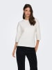 JDY Strickpullover in Cloud Dancer