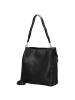 Seidenfelt Alunda Hobo - Schultertasche 33 cm (glossy black) in matt black