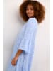 Kaffe Kleid KAhera A-shape in Vista Blue / Chalk Flower