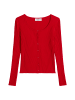 Marc O'Polo DENIM Rippstrick-Cardigan slim in Carmine Red