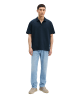 Marc O'Polo DfC Poloshirt Jersey Structure regular in Dark Navy