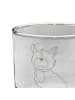 Mr. & Mrs. Panda Whiskey Glas Hund Glück ohne Spruch in Transparent